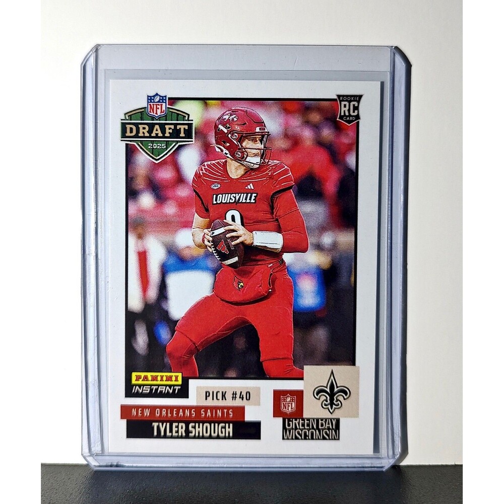 Tyler Shough Rookie 2025 NFL Draft #31 Football Card New Orleans Saints 1 of 879